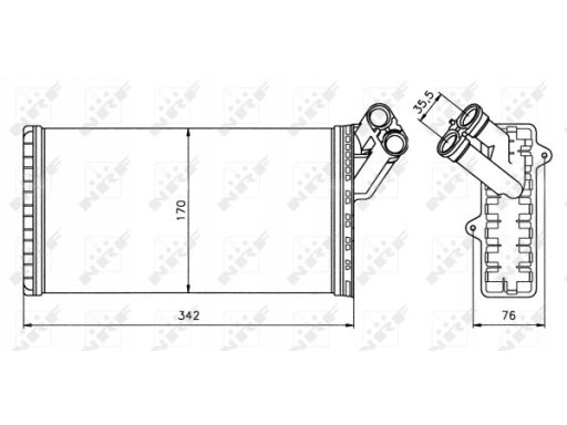 58066 Nagrzewnica Nrf 58066 Nrf