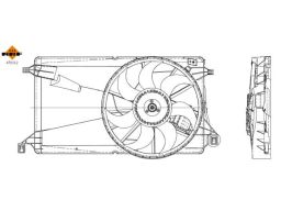 470112 Wentylator Chłodnicy Silnika Nrf 470112 Nrf