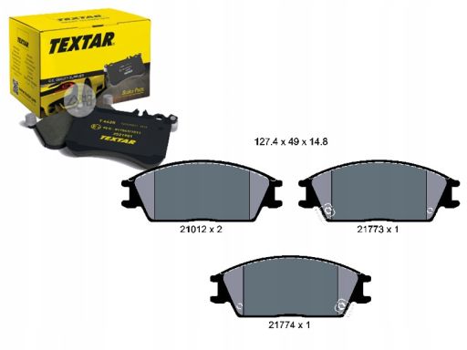 2101202 Klocek Hamulcowy Kpl. Textar