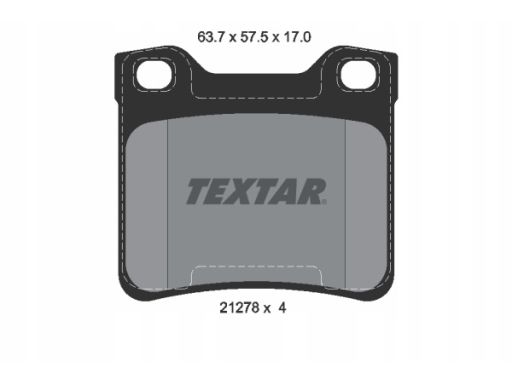 2127803 Klocek Hamulcowy Kpl. Textar