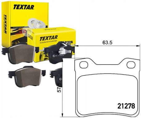 2127803 Klocek Hamulcowy Kpl. Textar