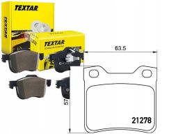 2127803 Klocek Hamulcowy Kpl. Textar