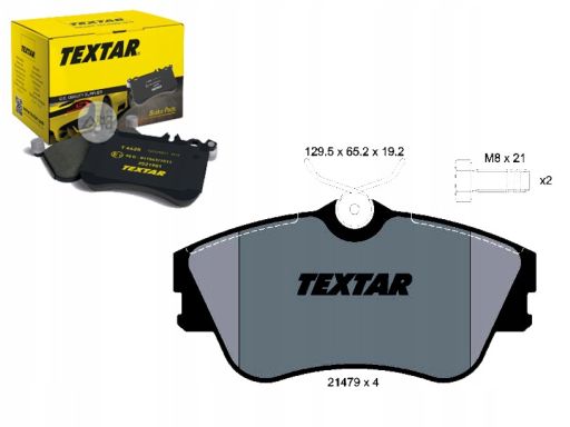 2147902 Klocek Hamulcowy Kpl. Textar