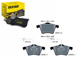 2303401 Klocek Hamulcowy Kpl. Textar