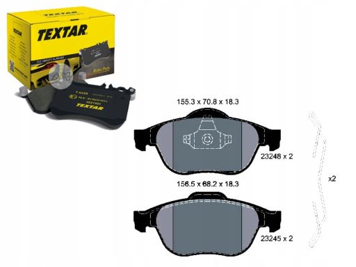 2324802 Klocek Hamulcowy Kpl. Textar