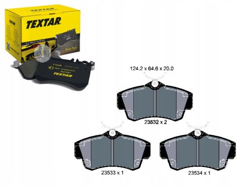 2353202 Klocek Hamulcowy Kpl. Textar