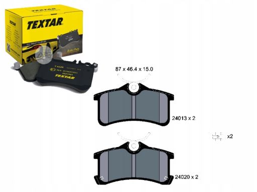 2401301 Klocek Hamulcowy Kpl. Textar