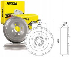 94030600 Bęben Hamulcowy Textar