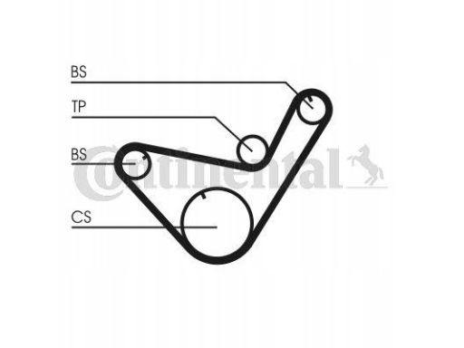 Ct714K1 Zestaw Paska Rozrządu Continental Ctam Con