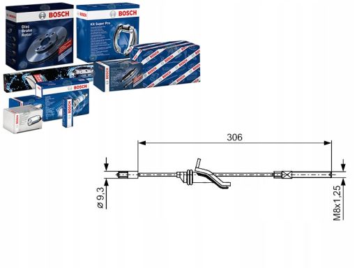 1 987 482 369 Linka Hamulca Postojowego Bosch