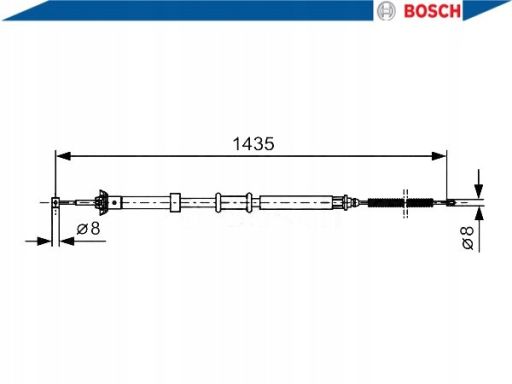 1 987 477 926 Linka Hamulca Postojowego Bosch