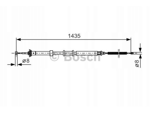 1 987 477 926 Linka Hamulca Postojowego Bosch