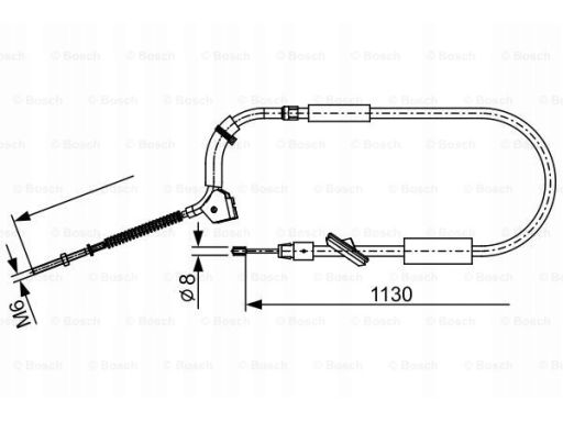 1 987 482 490 Linka Hamulca Postojowego Bosch