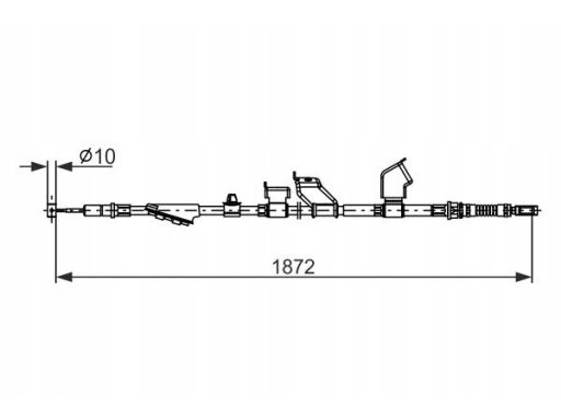 1 987 482 910 Linka Hamulca Postojowego Bosch