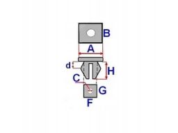 B17058 Spinka Tapicerska Romix