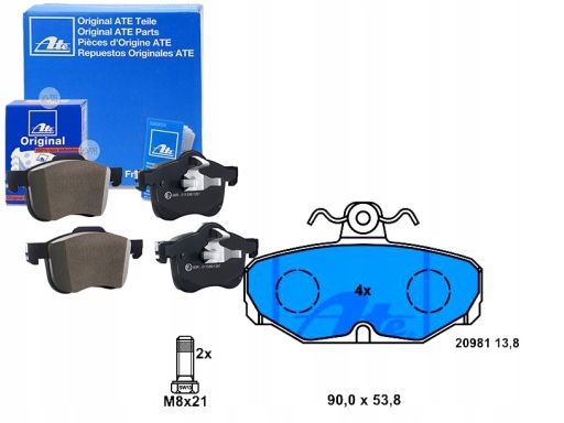 13.0460-2928.2 Klocek Hamulcowy Kpl. Ate