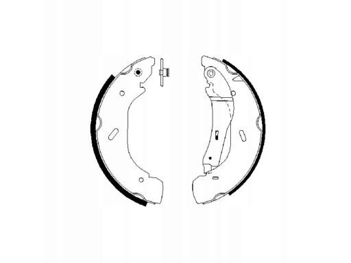 0 986 487 612 Szczęki Hamulcowe Kpl. Bosch