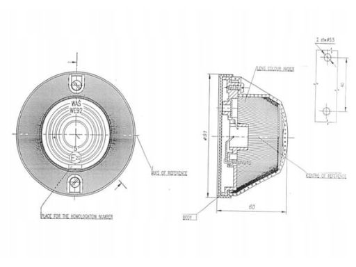 14 Lampa Kierunkowskazu 14 We-92 Waś