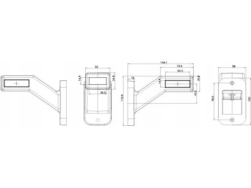 1449 P Lampa Tylna 1449 P W168.11.2 Waś