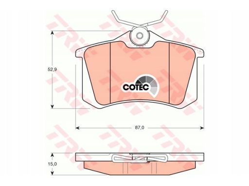 Klocek Hamulcowy Kpl. Gdb823