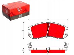 Klocek Hamulcowy Kpl. Gdb989