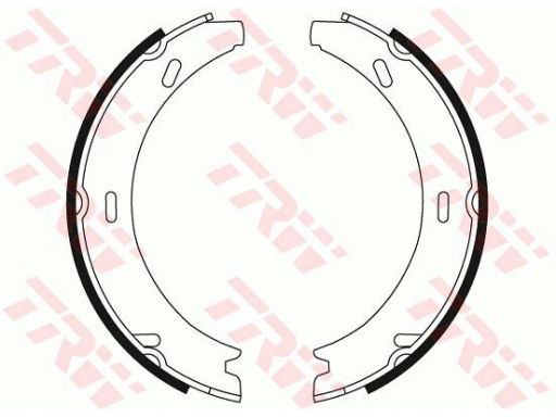 Szczęki Hamulca Postojowego Kpl. Gs8595