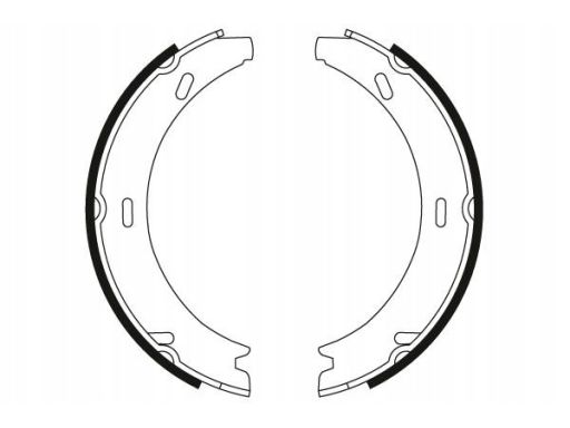 Szczęki Hamulca Postojowego Kpl. Gs8595