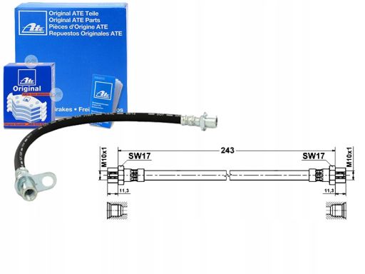 83.7849-0243.3 Przewód Hamulcowy Elastyczny Ate