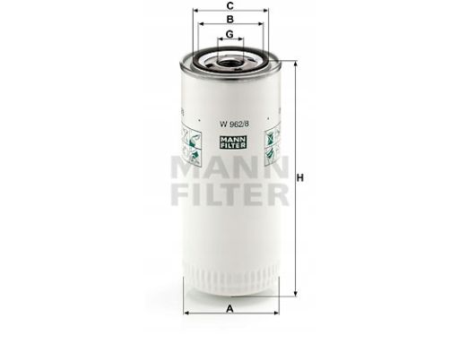 Filtr Oleju W 962/8