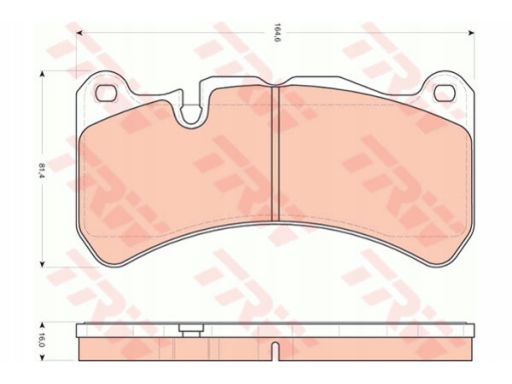 Klocek Hamulcowy Kpl. Gdb1739