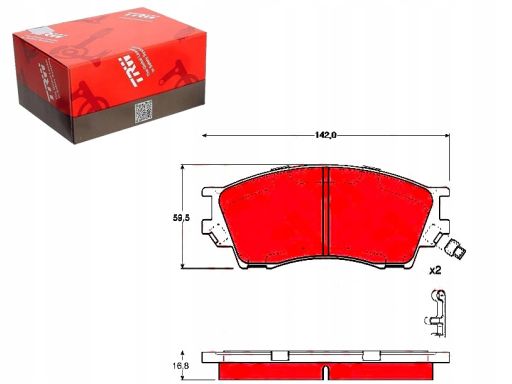 Klocek Hamulcowy Kpl. Gdb3230
