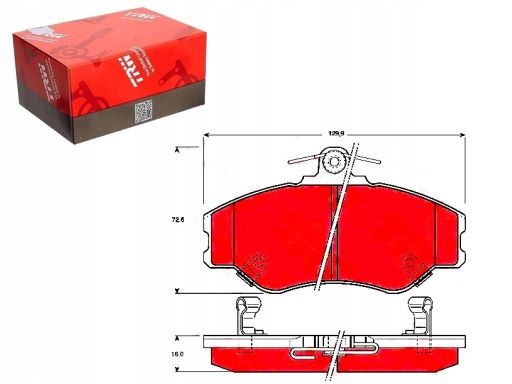 Gdb3089 Klocek Hamulcowy Kpl. Trw