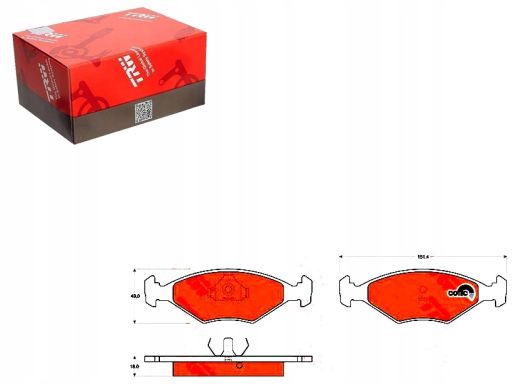 Gdb958 Klocek Hamulcowy Kpl. Trw