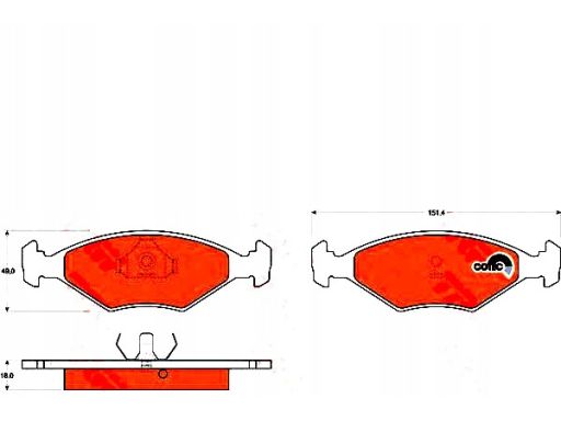 Gdb958 Klocek Hamulcowy Kpl. Trw