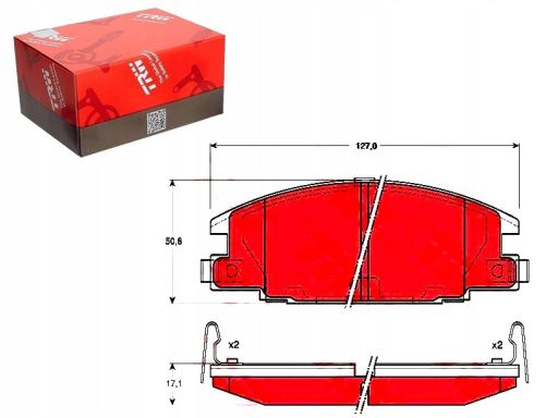 Gdb3161 Klocek Hamulcowy Kpl. Trw