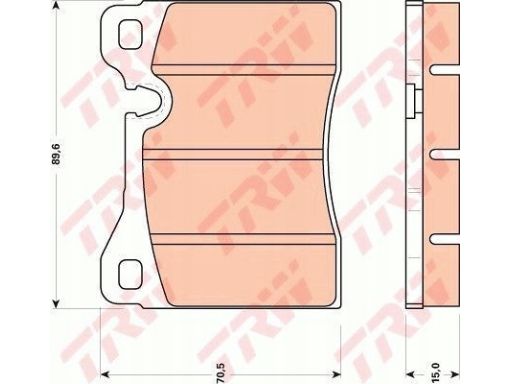 Gdb270 Klocek Hamulcowy Kpl. Trw