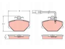 Gdb2396 Klocek Hamulcowy Kpl. Trw