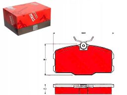 Gdb418 Klocek Hamulcowy Kpl. Trw