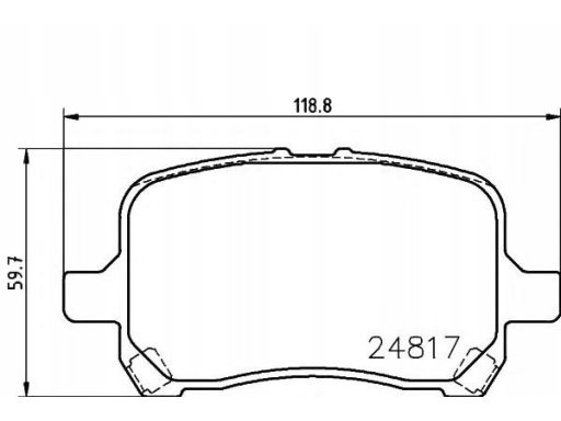 2481701 Klocek Hamulcowy Kpl. Textar