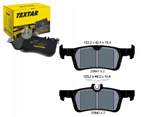 2584101 Klocek Hamulcowy Kpl. Textar