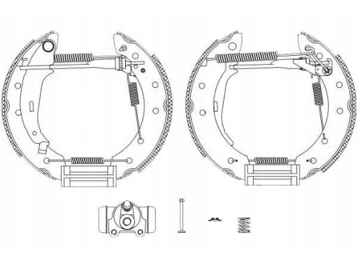 84048002 Szczęki Hamulcowe Kpl. Textar