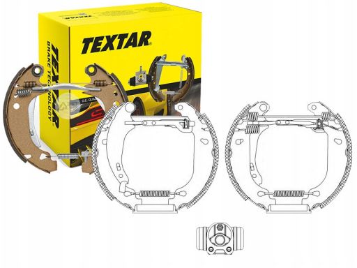 84053700 Szczęki Hamulcowe Kpl. Textar