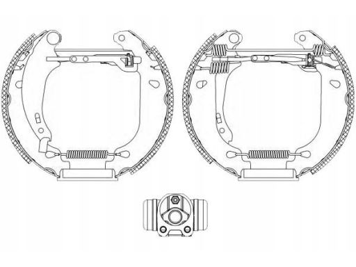 84053700 Szczęki Hamulcowe Kpl. Textar