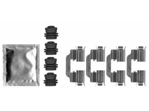 82548400 Zestaw Montażowy Klocków Hamulcowych Textar