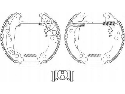 84060000 Szczęki Hamulcowe Kpl. Textar