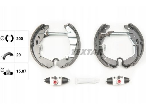 84065200 Szczęki Hamulcowe Kpl. Textar