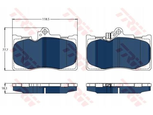 Klocek Hamulcowy Kpl. Gdb3398Bte