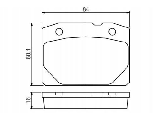 0 986 494 568 Klocek Hamulcowy Kpl. Bosch