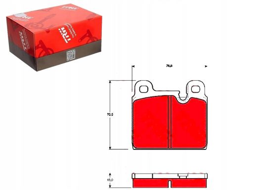 Gdb918 Klocek Hamulcowy Kpl. Trw
