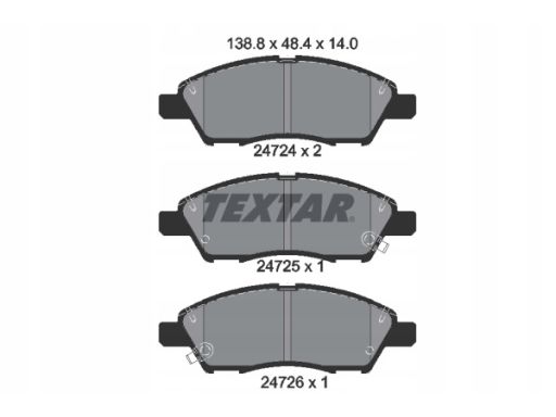 2472401 Klocek Hamulcowy Kpl. Textar